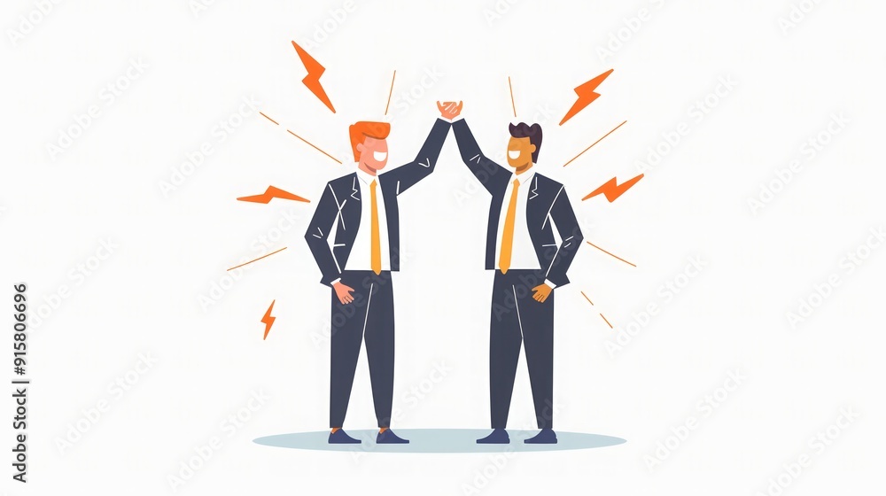 Business Success: High Five for Teamwork and Collaboration Business Success: High Five for Teamwork and Collaboration
