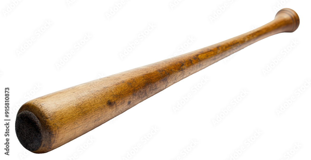 Wooden baseball bat, cut out - stock png. Wooden baseball bat, cut out - stock png.