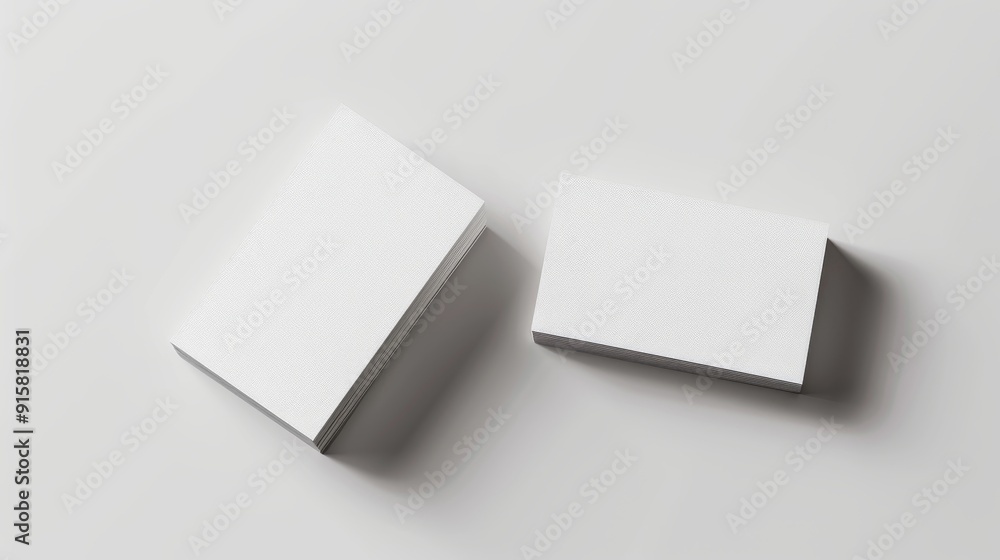 Blank Business Card Mockup - Minimal Design Template Blank Business Card Mockup - Minimal Design Template