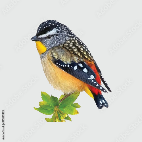 colorful bird sitting on a branch of a tree