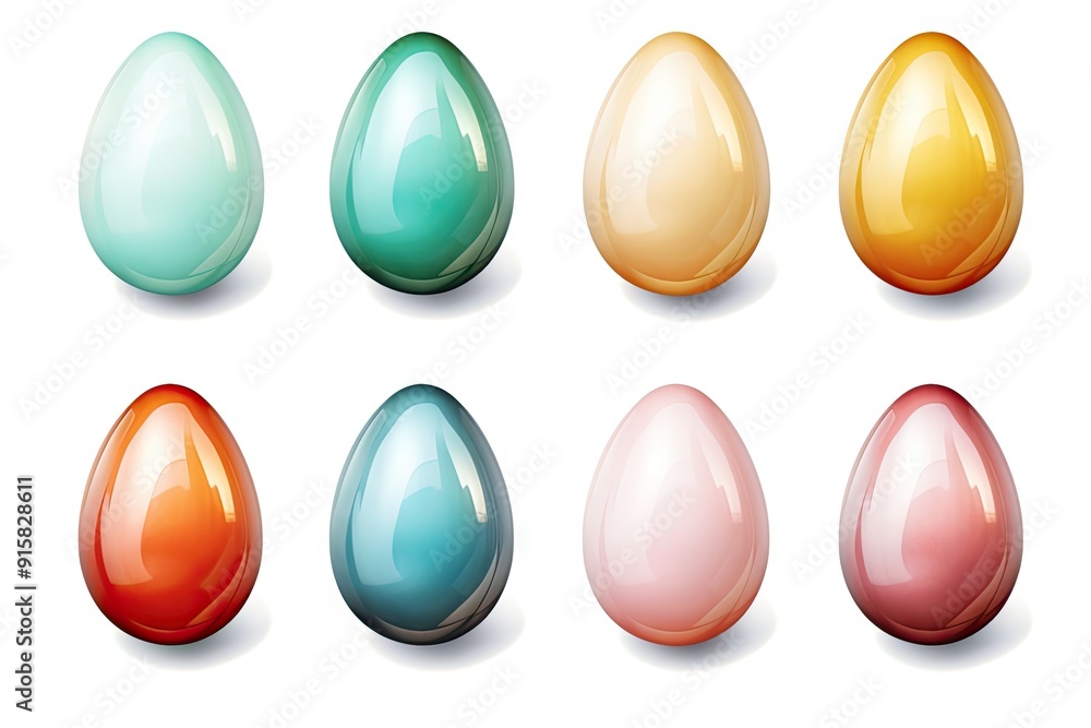Easter Eggs Set, Color 3d Chicken Eggs, Painted Egg Easter Eggs Set, Color 3d Chicken Eggs, Painted Egg