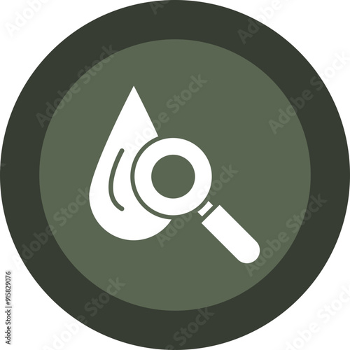 Hematology Glyph Circle Icon
