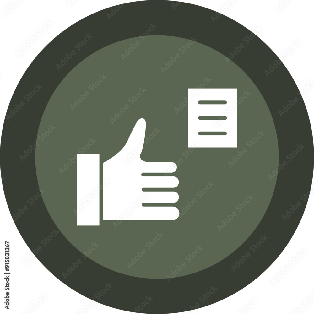 Feedback Glyph Circle Icon Feedback Glyph Circle Icon