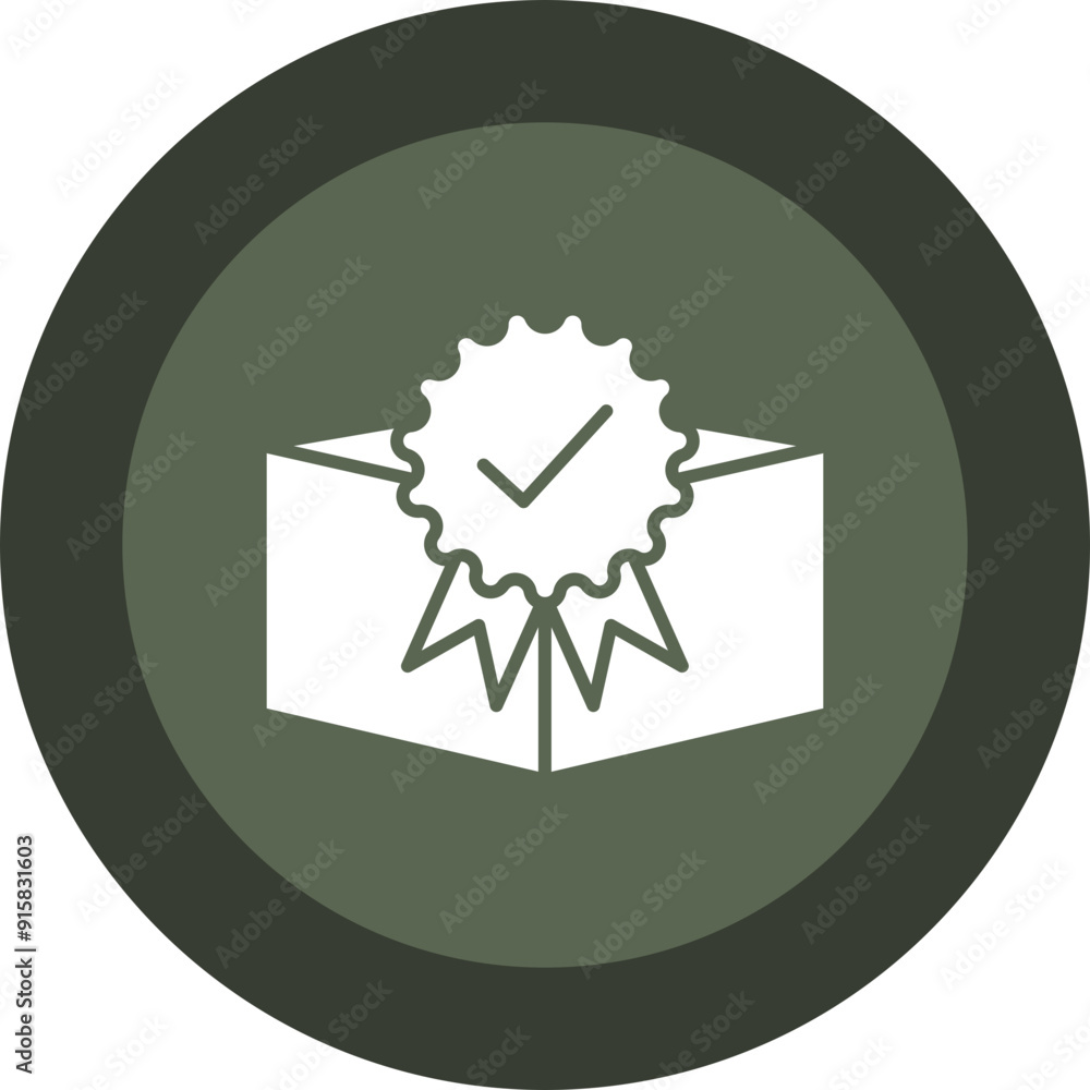 Best Product Glyph Circle Icon