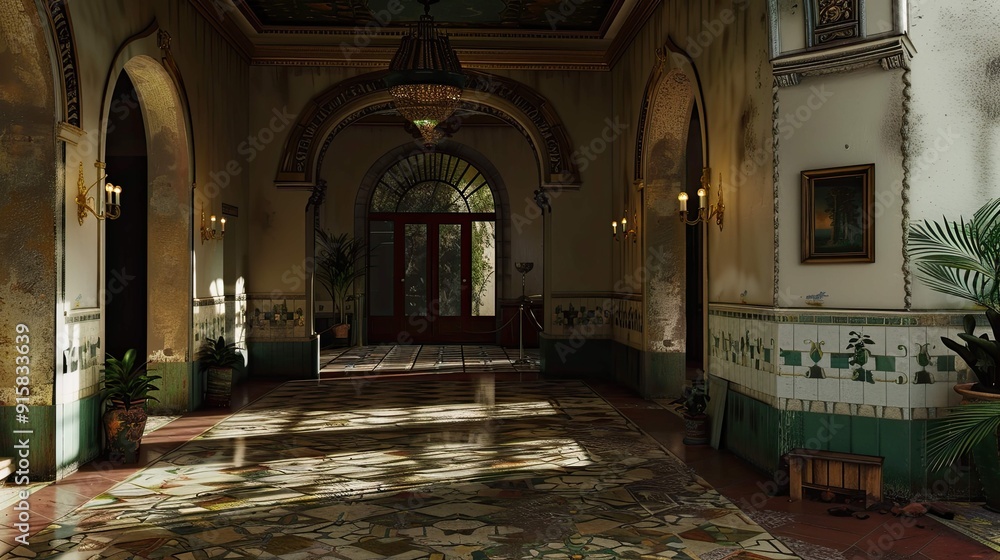 Obraz premium Mission Revival Environment