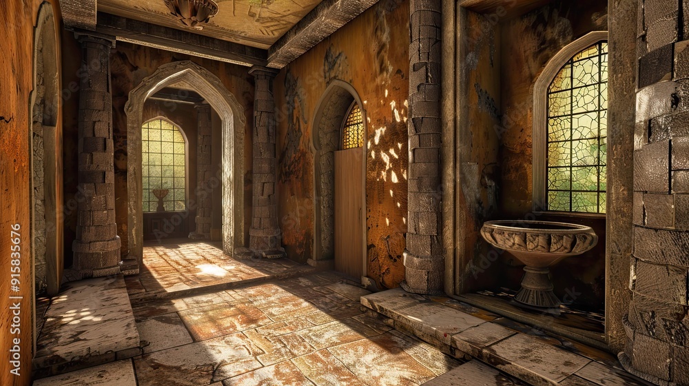 Fototapeta premium Mission Revival Environment