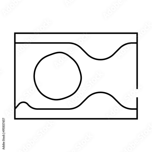 thrombus health problem line icon vector. thrombus health problem sign. isolated contour symbol black illustration