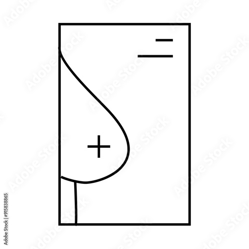mammalogist snapshot line icon vector. mammalogist snapshot sign. isolated contour symbol black illustration