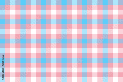 Transgender plaid checkered fabric pattern swatch