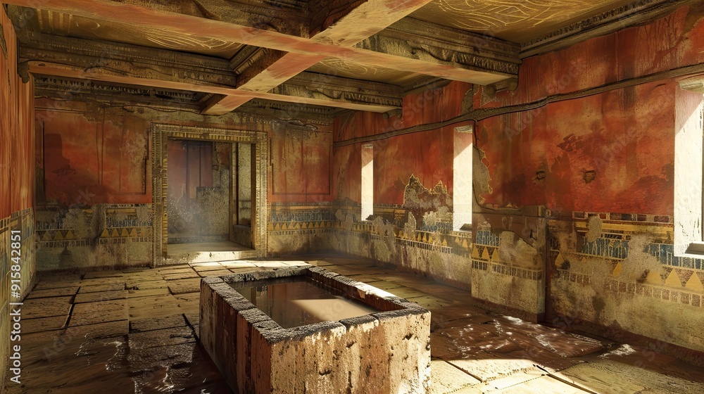 Obraz premium Pueblo Revival Environment