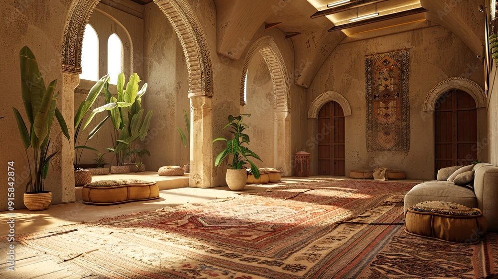 Obraz premium Pueblo Revival Environment