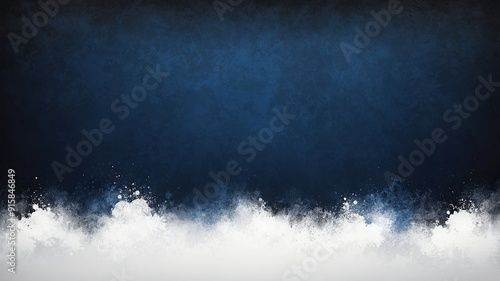 Abstract Cloud of White Powder Particles in Motion
