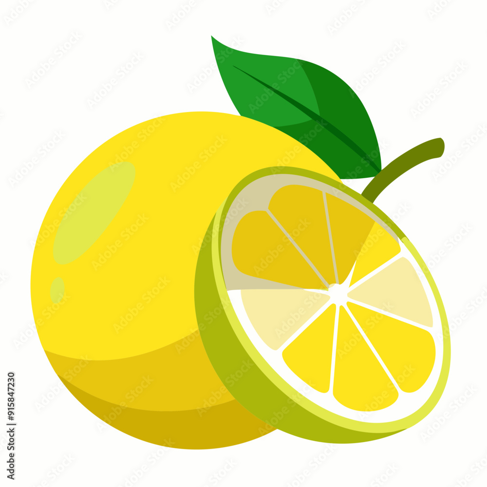 Lemon art vector illustration Lemon art vector illustration