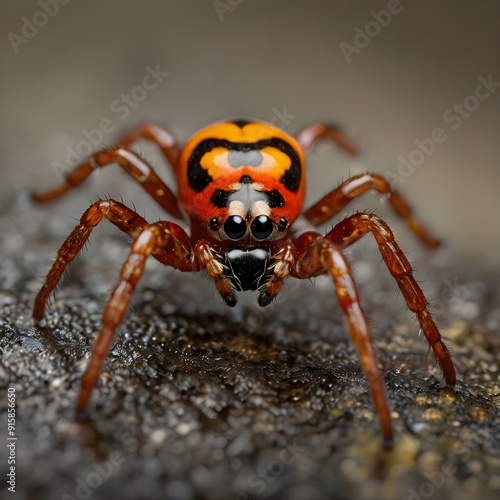 Eresus cinnaberinus (ladybird spider) - male photo