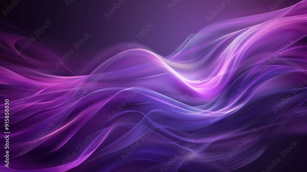 Abstract Purple Flowing Lines Abstract Purple Flowing Lines