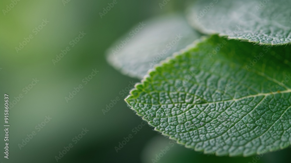 Close-Up of Water Droplets on Green Leaves After a Rain Shower in a Lush Garden Close-Up of Water Droplets on Green Leaves After a Rain Shower in a Lush Garden