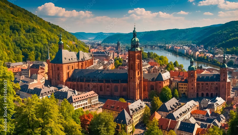 Obraz premium Amazing Heidelberg Germany