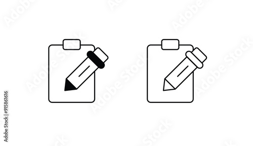 Breifing icon design with white background stock illustration photo