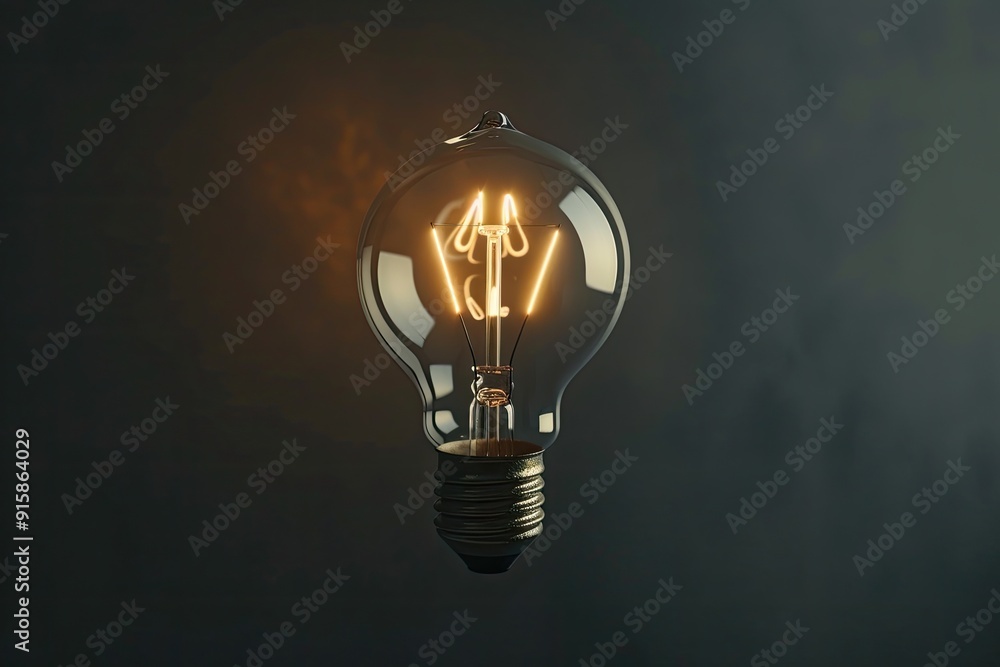 A simple lightbulb with lines radiating from it, representing ideas and innovation A simple lightbulb with lines radiating from it, representing ideas and innovation