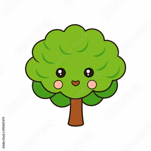 Create a tree Elm art vector illustration