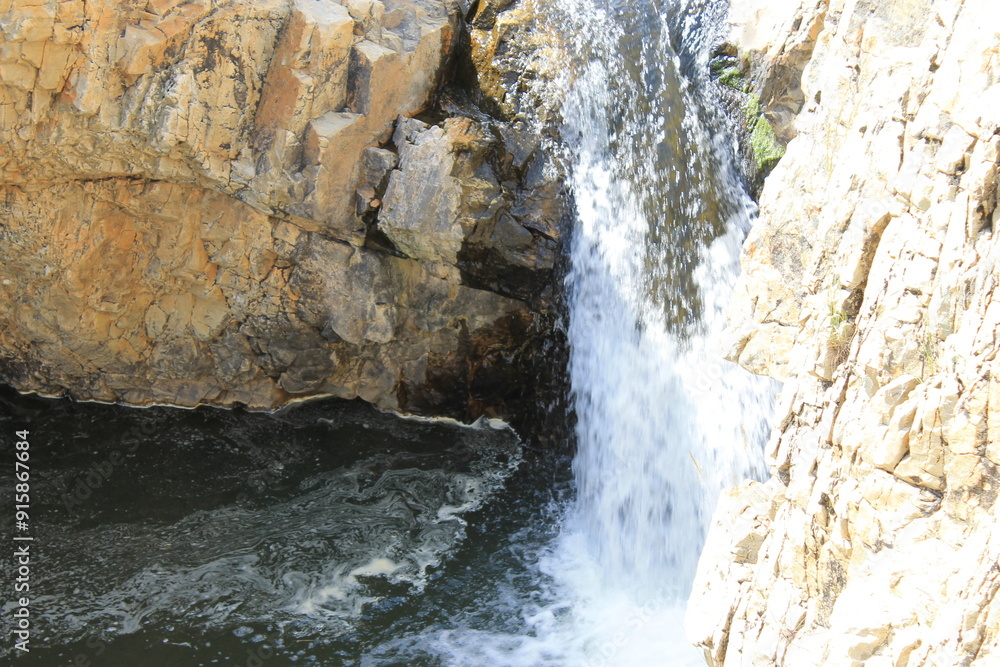 Naklejka premium Parque Natural de Despeñaperros, cascada de la Cimbarra - Aldeaquemada, Jaén - 2016 - 52
