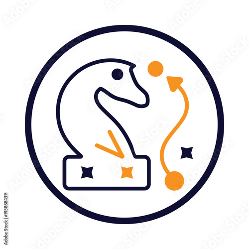chess strategy tactic icon