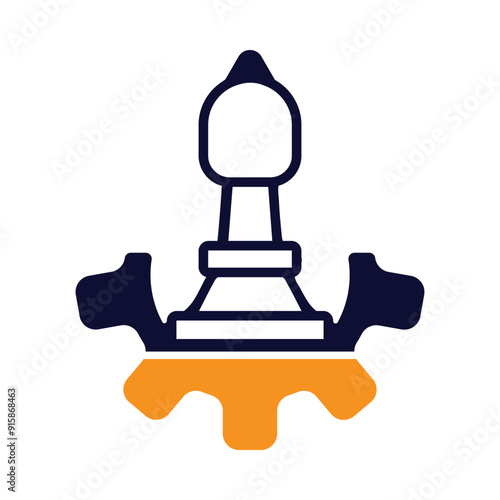 chess strategy tactic icon