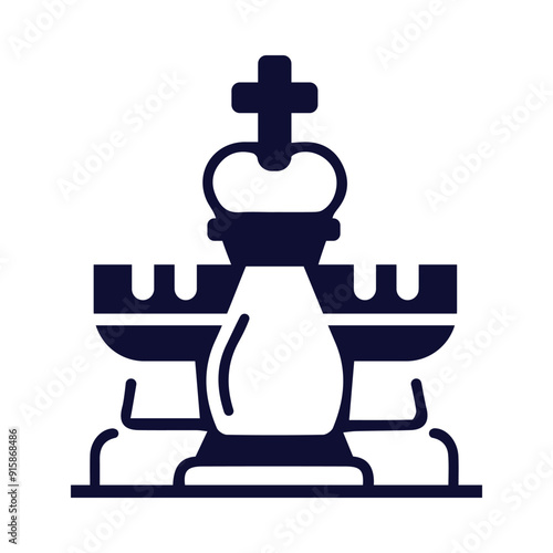 chess strategy tactic icon