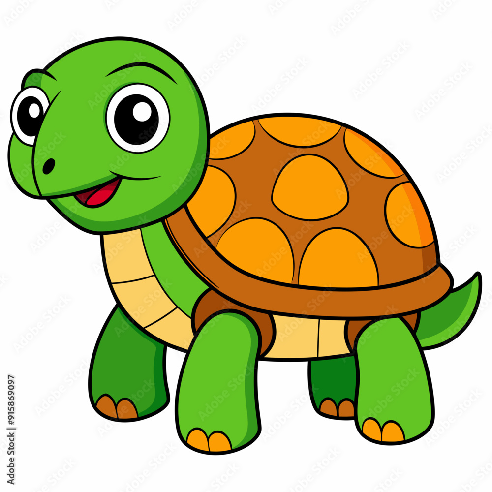 Obraz premium Tortoise art vector illustration