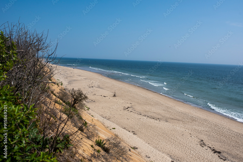 ocean beach blue day in cape cod massachusetts ocean beach blue day in cape cod massachusetts