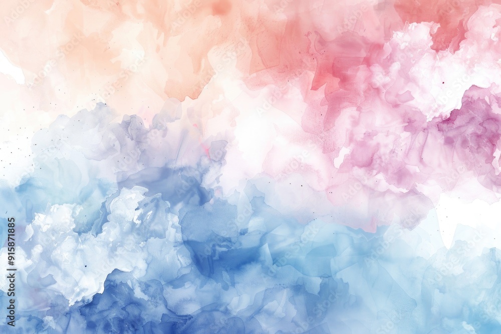 Fototapeta premium A colorful cloud formation of water droplets suspended in the air