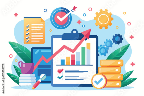 Graphs and charts highlight the upward trend in contract approvals aimed at boosting sales efficiency and effectiveness