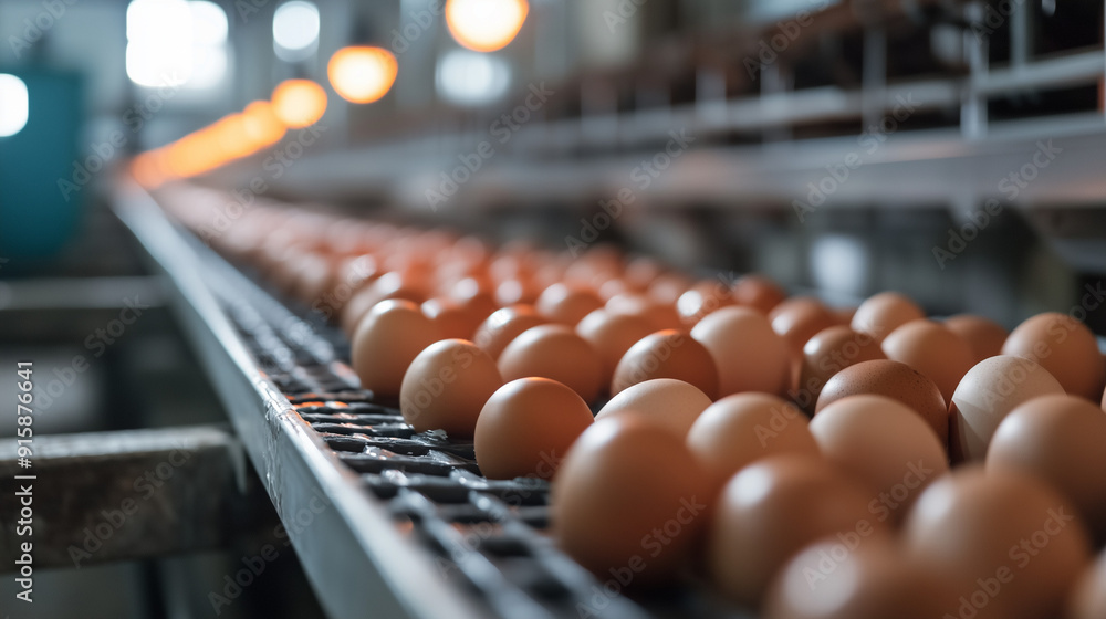 Collection of Fresh Eggs in a Modern Poultry House Demonstrating Efficient Farming Practices Collection of Fresh Eggs in a Modern Poultry House Demonstrating Efficient Farming Practices