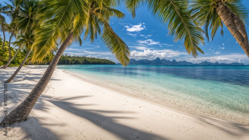 Obraz premium Beautiful sea, clear water, beautiful nature, good mood.
