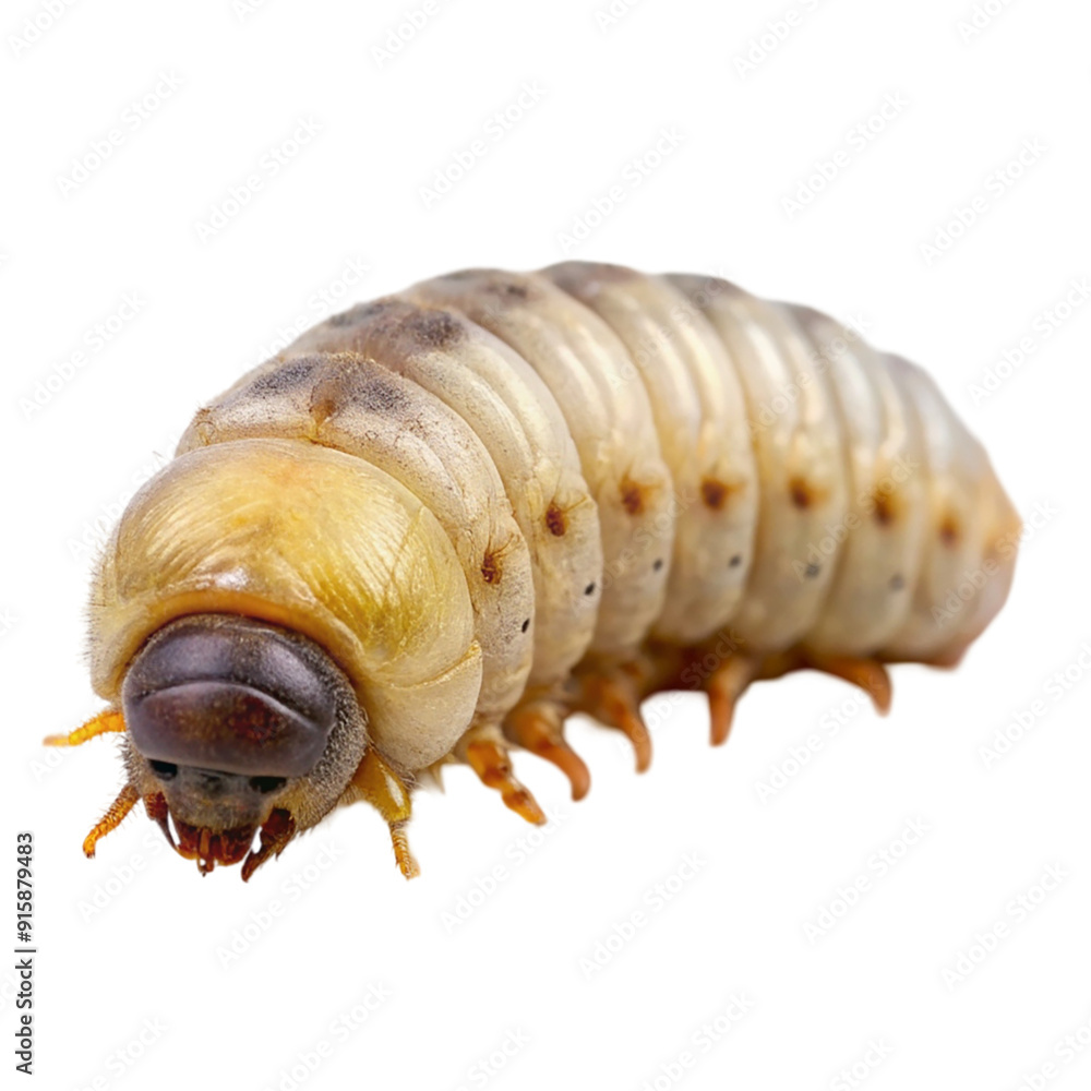 Larva Of A Beetle Isolated On Transparent Background Larva Of A Beetle Isolated On Transparent Background