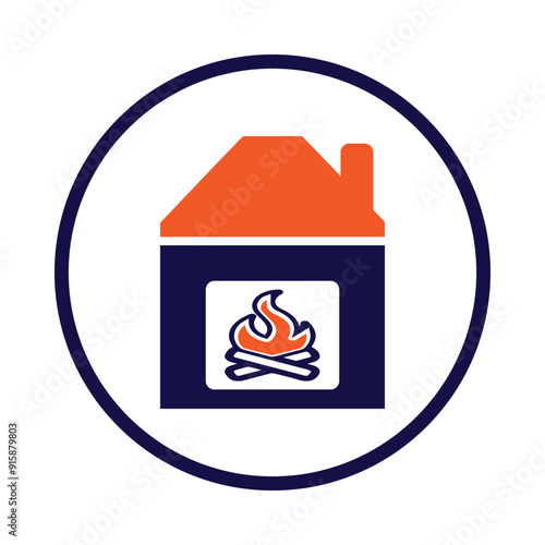 fire, camping, fire place, fire camping icon