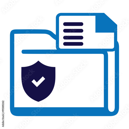 folder, access, tick, secure, lock, security, folder access security icon
