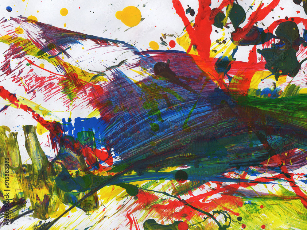 Fototapeta premium Abstract art. Texture art. Pattern palette. acrylic paints