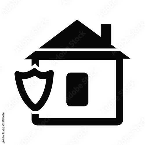 home, security, lock, protection, house apartment protection icon