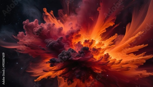 fire burning in the fire generative ai