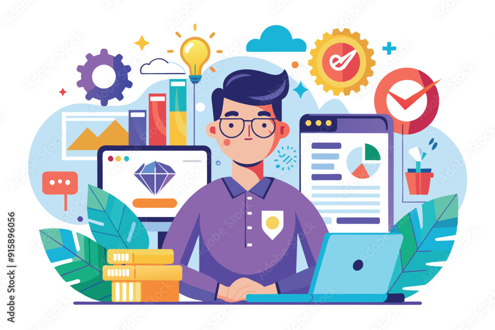 A professional crafts customizable illustrations for construction brands, utilizing digital tools and creative elements to enhance visual marketing efforts A professional crafts customizable illustrations for construction brands, utilizing digital tools and creative elements to enhance visual marketing efforts