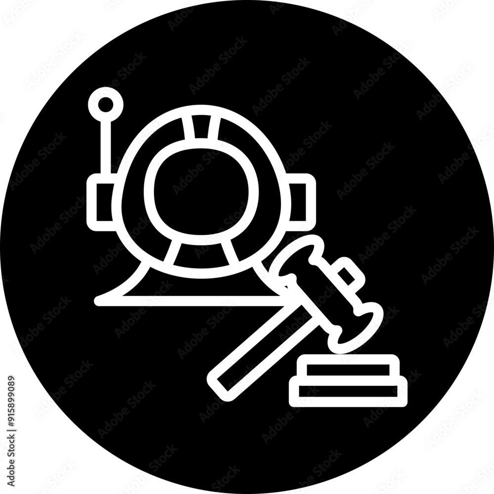 Space Law Vector Line White Circle Black Space Law Vector Line White Circle Black