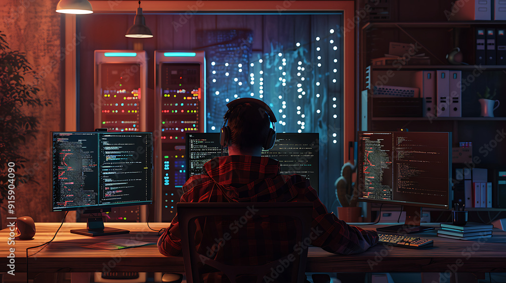 Neon light cloud computing futuristic technology and cloud storage illustration embodies network technologies cyberspace, showcasing a futuristic server in isometric perspective, dark background. Neon light cloud computing futuristic technology and cloud storage illustration embodies network technologies cyberspace, showcasing a futuristic server in isometric perspective, dark background.