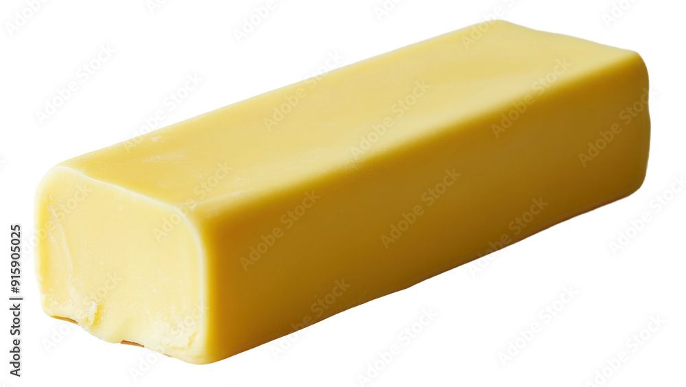 Yellow butter block, cut out - stock png. Yellow butter block, cut out - stock png.