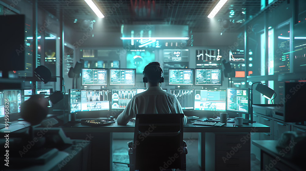 Neon light cloud computing futuristic technology and cloud storage illustration embodies network technologies cyberspace, showcasing a futuristic server in isometric perspective, dark background. Neon light cloud computing futuristic technology and cloud storage illustration embodies network technologies cyberspace, showcasing a futuristic server in isometric perspective, dark background.