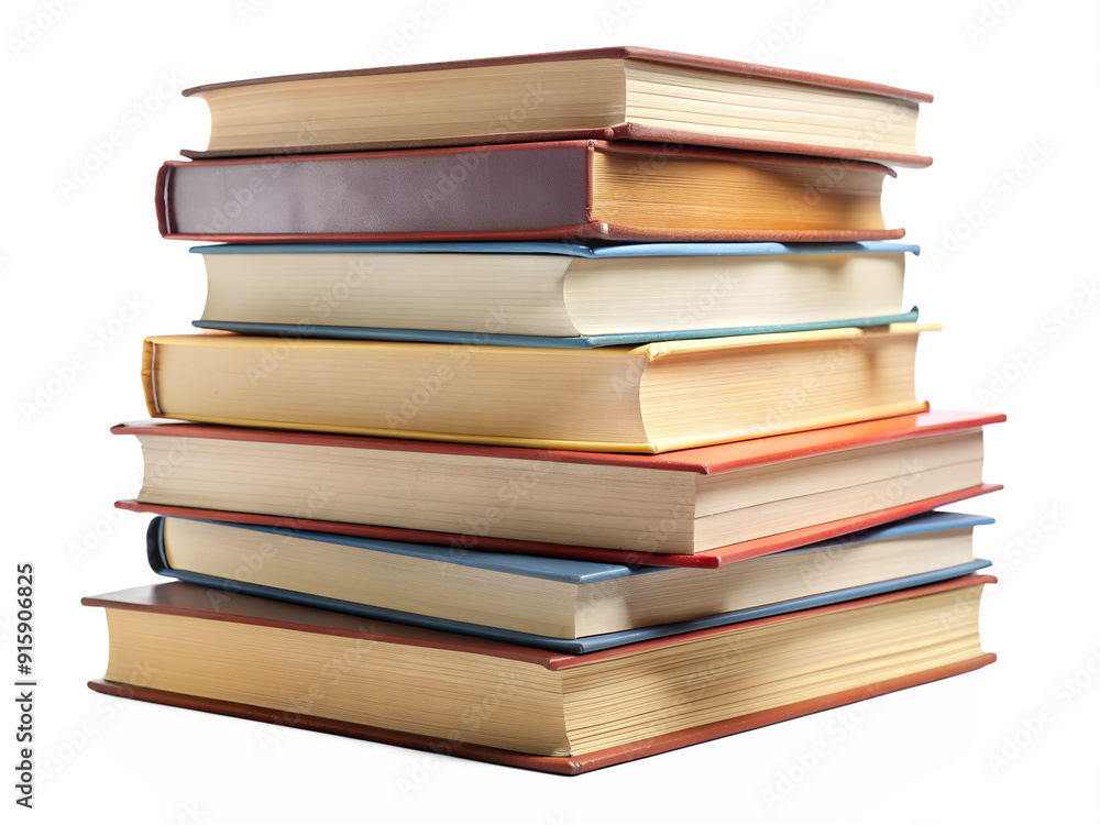 stack of books isolated on transparent background stack of books isolated on transparent background