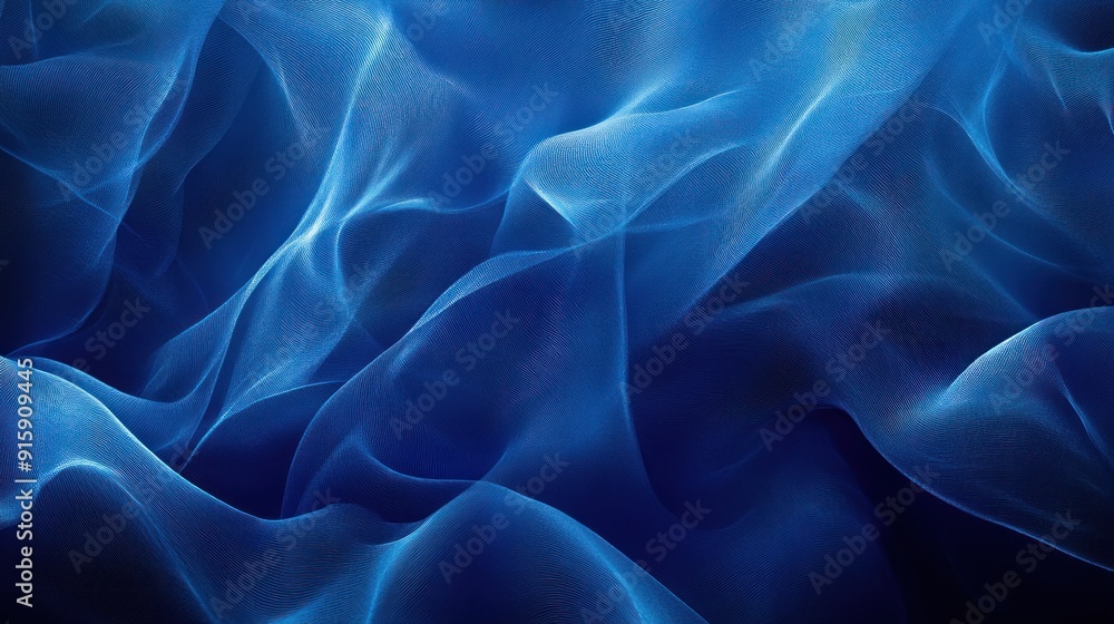 Abstract Blue Fabric Texture Abstract Blue Fabric Texture