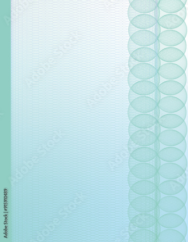 Protective guilloche background for securities