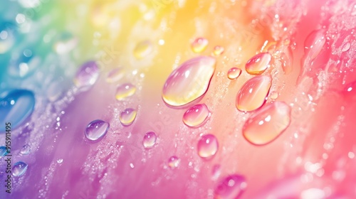 Rainbow Water Drops