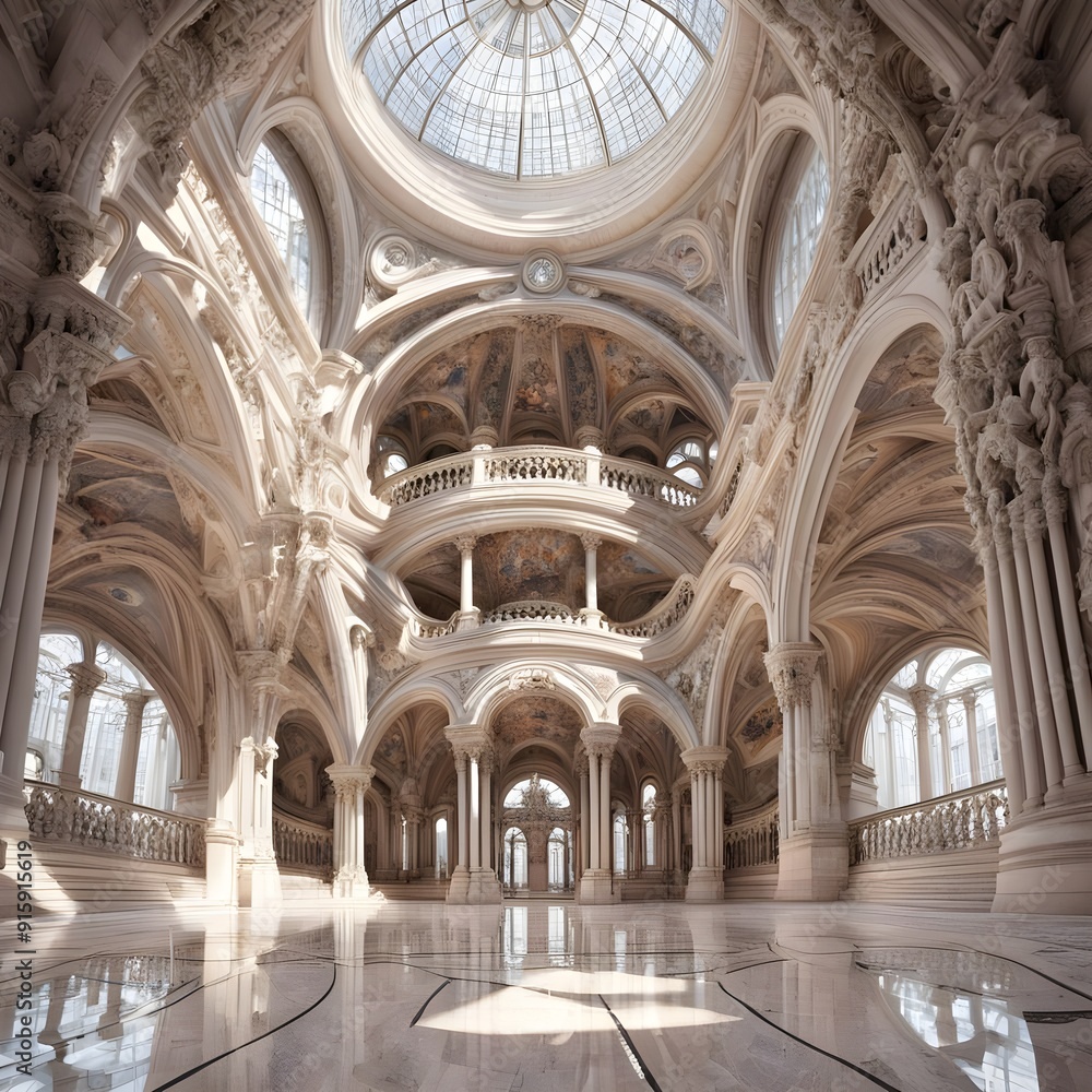 Obraz premium interior of the cathedral of the assumption